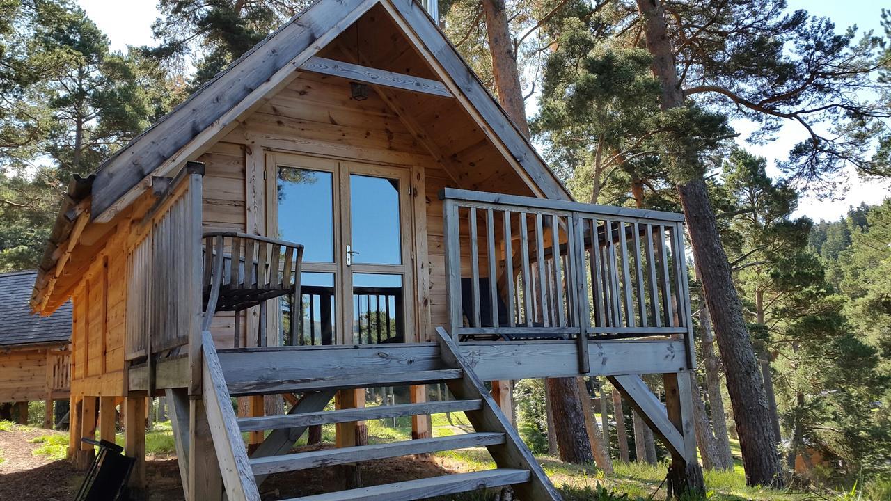 Cabane Lodge Domaine Du Lac Chambon Murol Exterior foto